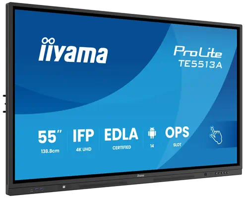 Iiyama TE5513A-B1AG àÉcran d'affichage dynamique àÉcran plat interactif 138,7 cm (54.6
