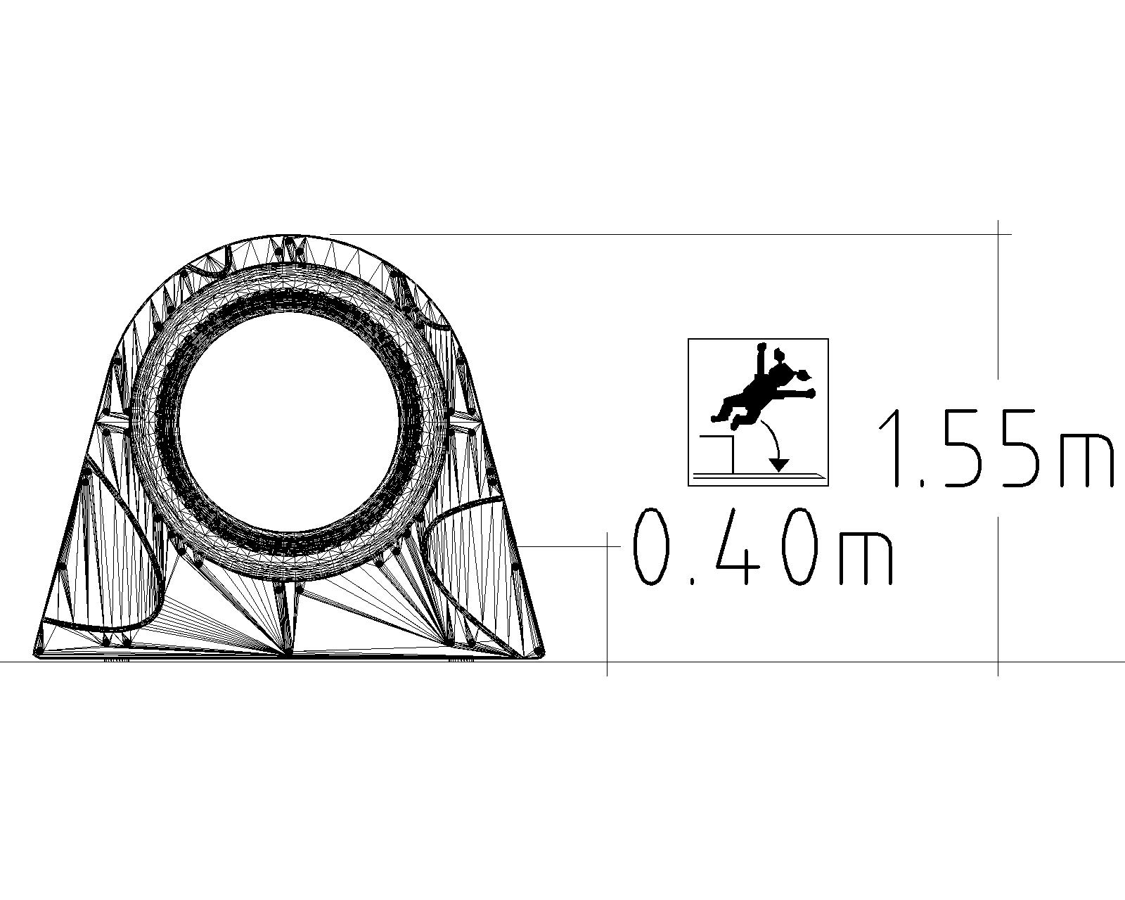 Manège à rotation Revo pour aires de jeux - réf 8069329 - HAGS - dimensions compactes et montage rapide_2