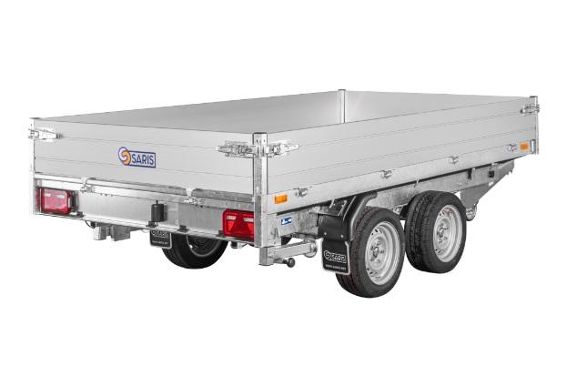 Remorque benne - 3,06 x 1,84m, 2700 kg, électrique - SARIS K1 306 184 2700 2E_2