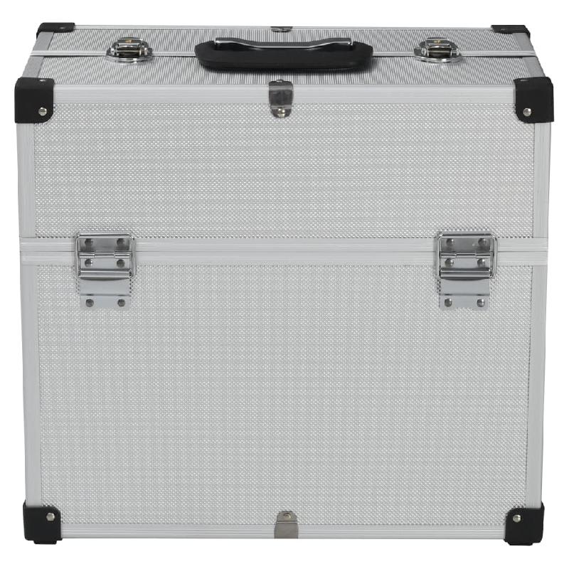 Vidaxl boîte à outils 38x22,5x34 cm argenté aluminium 91848_2