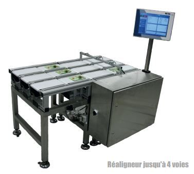 Équipement de tri pondéral Teltek C80 avec écran tactile 15 pouces