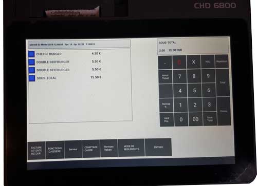 Caisse enregistreuse tactile mobile et autonome, idéal pour les marchés, corners, salons et taxis_2
