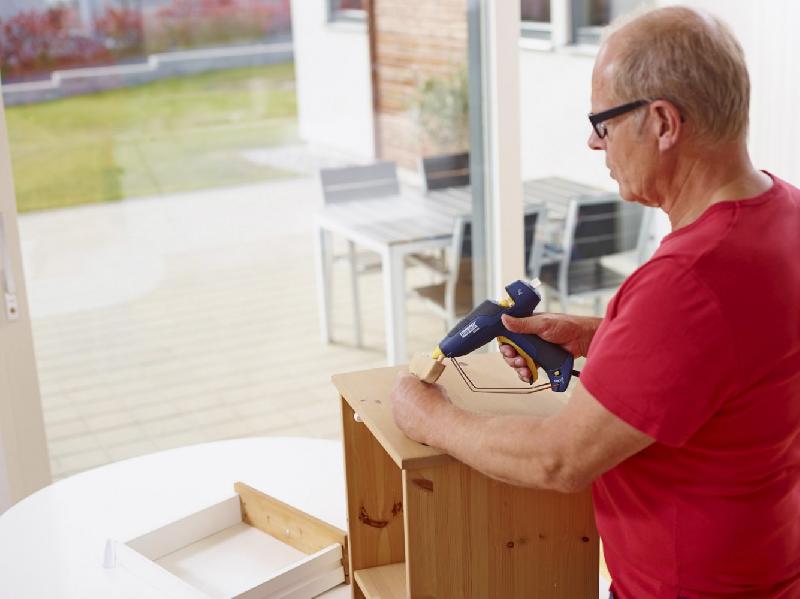 Pistolet à colle filaire RAPID - 12 mm, haut débit, 600 g/h, puissance 350W_2