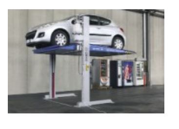 Système élévateur de parking avec plate-forme  idéal pour le stationnement de 2 véhicules l'un au-dessus de l'autre - BIPLACES_2
