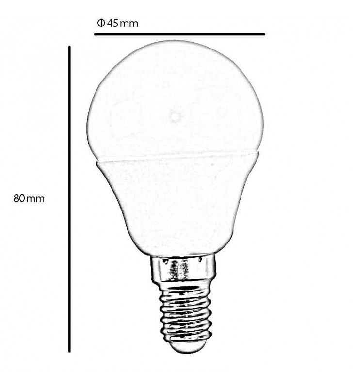 Ampoule LED - 5W - E14 - 270° - Haute efficacité énergétique - Réf 3955C1_2