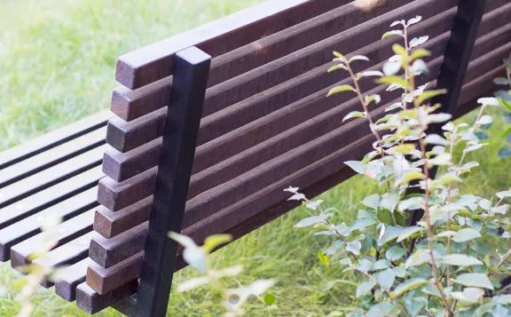 Banc public Bergen 02.015SC - 180cm - acier inoxydable ou acier au carbone - bois tendre, dur ou exotique_2