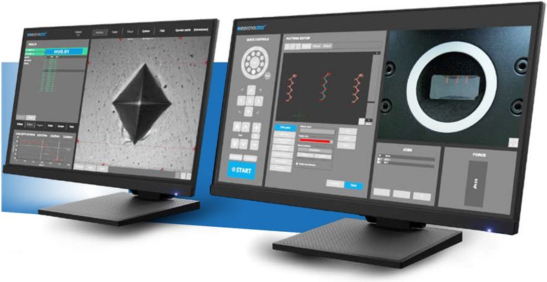Duromètre Vickers FALCON 800G2/A - tête d'essai motorisée descendante - INNOVATEST FRANCE - Micro/Macro Vickers, Knoop et Brinell_2
