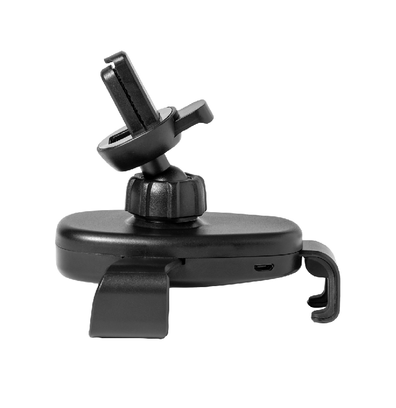 Chargeur support téléphone pour voiture - chargeur rapide sans fil 10W - fixation réglable sur bouche d'aération_2