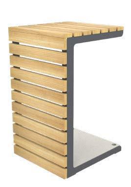 Banquette et Table Bacal en Béton Compact HPL - Robustesse et Élégance en Intérieur et Extérieur_2