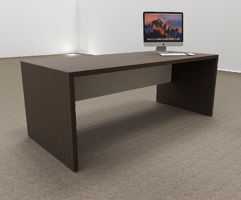 Bureau de direction T45 coloris Orme - Quadrifoglio - 180, Eucalyptus et blanc_2