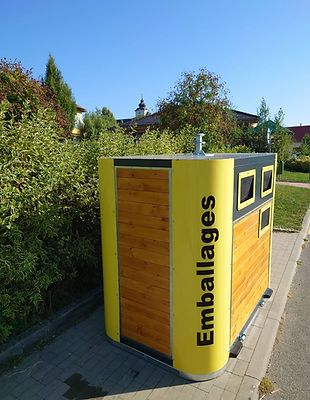 Colonne aérienne SKIPPY 3, 4 ,5 m3 en  acier  ou acier/bois_2