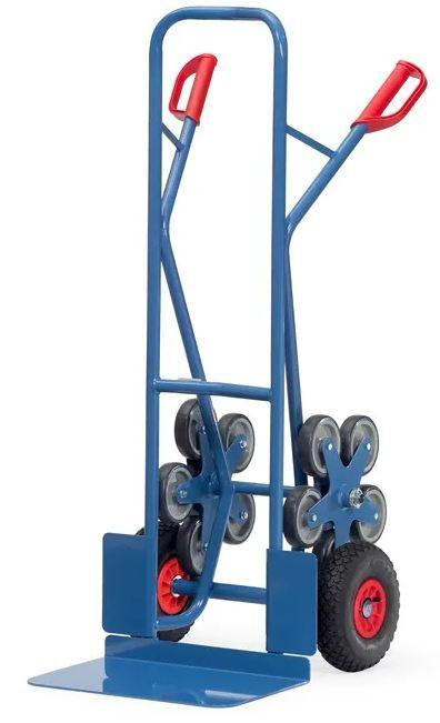 Diable escalier en acier - 5 roues - Charge 200 kg - Hauteur 1300 mm - Largeur 590 mm_2