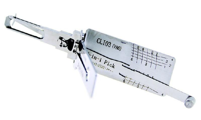 Lishi VA6 Clio 3 crocheteur décodeur pour VA6 2-in-1 Mr Li_2