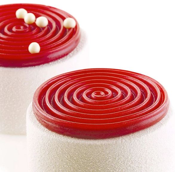 Moule en silicone professionnel, forme tourbillon modèle moyen - Résistance -60 à +230°C - SILIKOMART_2