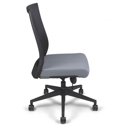 Siège bureautique synchrone Tool - Référence 6850 SB A - réglable en hauteur, tissu et résille, soutien lombaire_2