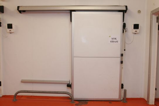 Porte de chambre froide coulissante - Thermodizayn - dimensions 120x200 cm - isolation polyuréthane_2