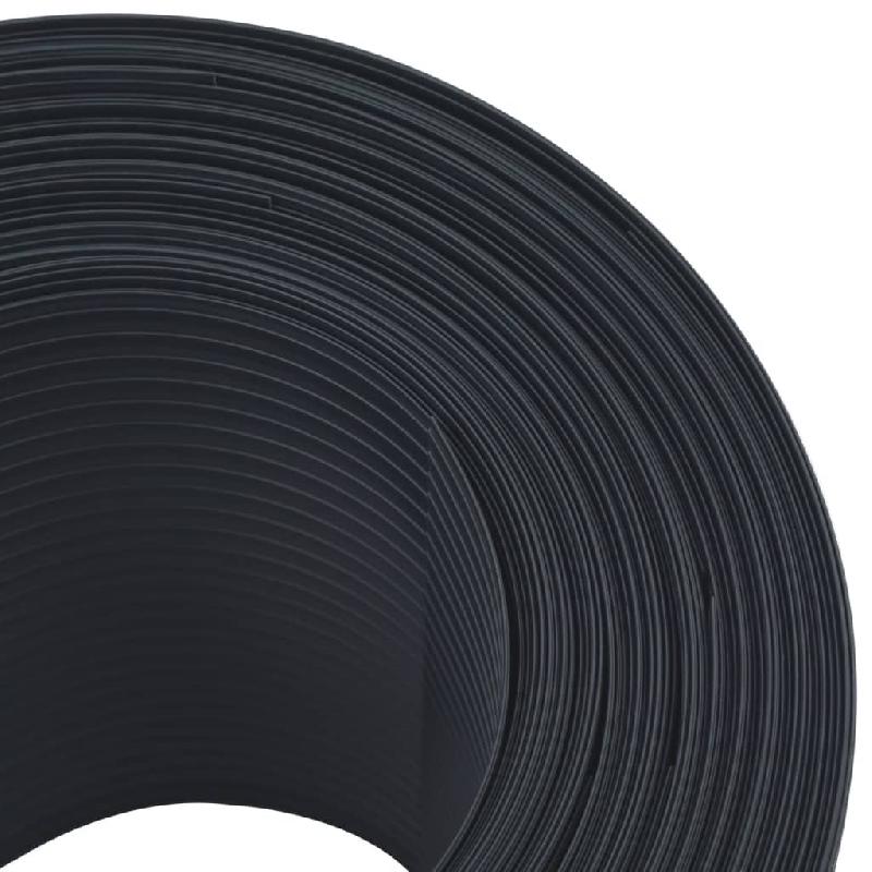 Vidaxl brises-vues de jardin 10 pcs noir 252,5x19 cm pvc 4005547_2