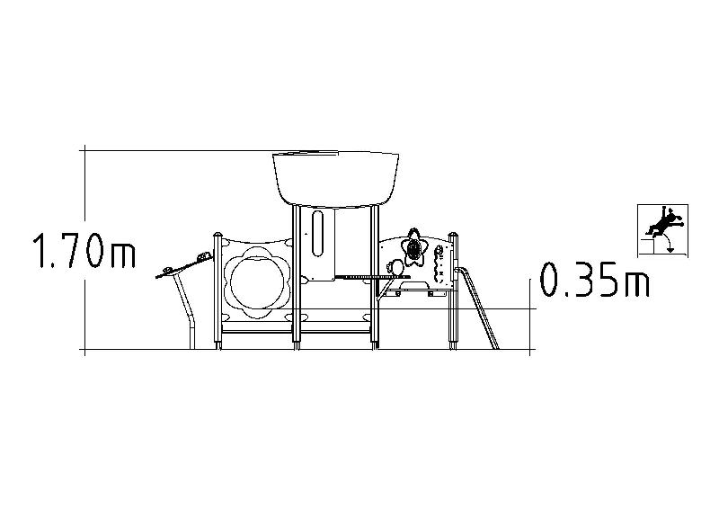 Maisonnette de jeu Unimini Salle réf-8046319 - Hags - pour enfants 1 à 5 ans - montage en 12h_2