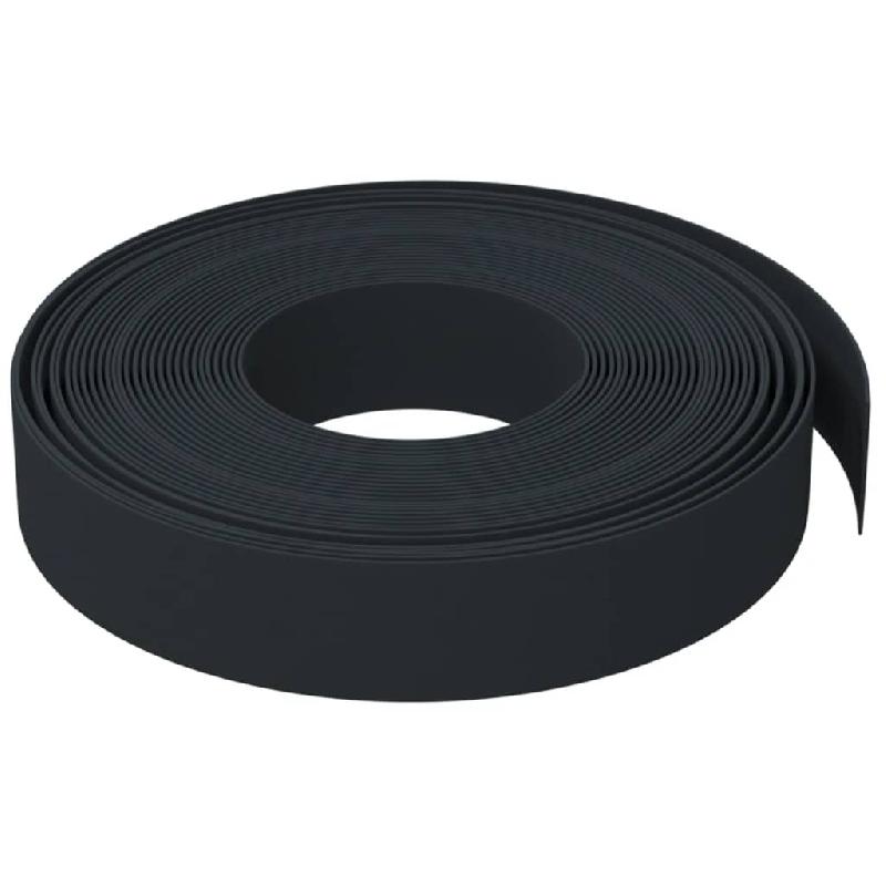 Vidaxl bordures de jardin 3 pcs noir 10 m 10 cm polyéthylène 3155433_2