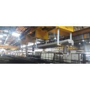 Palonnier pour container - structure mécano-soudée en acier à haute limite élastique - tête tournante - grenaillage SA2.5 - NF EN 13155 A1_2