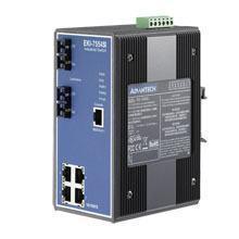 Switch industriel Rail DIN - 4 ports Ethernet + 2 ports fibre optique SM managés - Température -40°C à +75°C - Référence: EKI-7554SI-AE_2