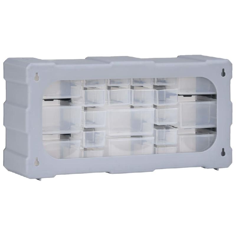 Vidaxl organisateur multi-tiroirs avec 22 tiroirs 49x16x25,5 cm 147584_2