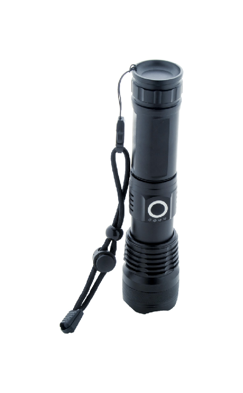 Lampe de poche rechargeable en aluminium avec lumière COB haute puissance et modes d'éclairage multiples_2