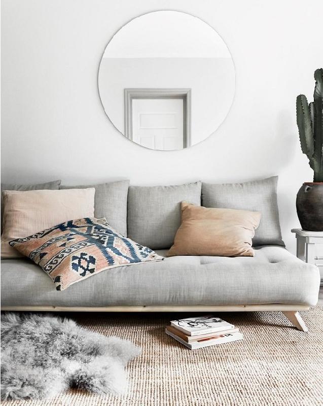 Canapé convertible futon Senza - pin naturel - coloris vert olive - couchage 90x200 cm - matelas épais 15 cm_2