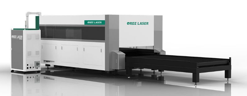 Or-pa - machine de découpe laser 2D à plateforme d'échange - Oree Laser - entièrement fermée - vitesse max 100 m/min_2