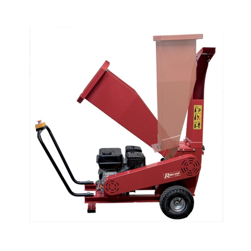 Broyeur de végétaux thermique - Ribimex 389cc - Moteur OHV 4 temps, 8200W, Coupe Ø 100mm max_2