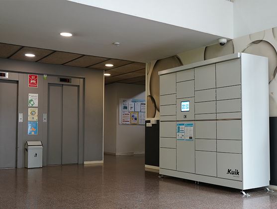 Casiers intelligents de conciliation pour articles volumineux - Porte H70 - gestion automatisée des colis_3