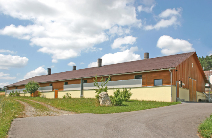 Étables pour l'élevage de porcs - Plafond en béton cellulaire - Système Wolf_2