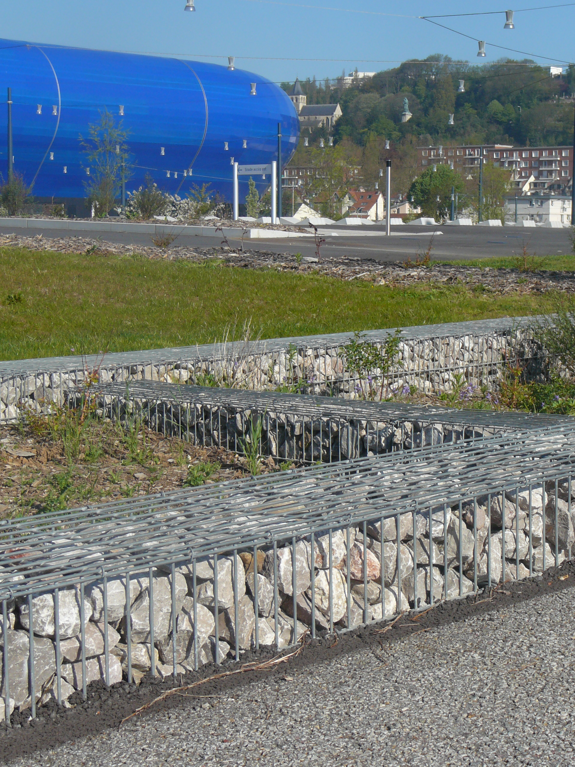 Gabion STONEBOX - Mur équipement sportif_2