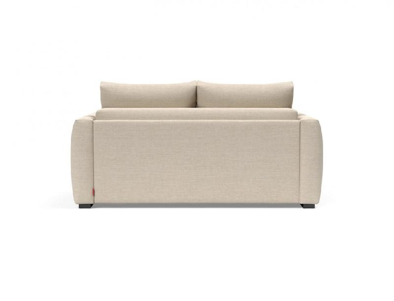 Canapé convertible design avec accoudoirs - COSIAL Innovation Living - Tissu Phobos Latte - 140x202 cm_2