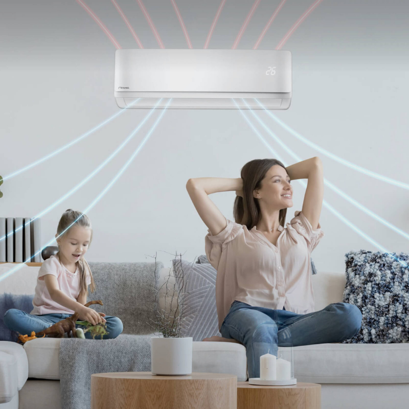 Climatiseur mural réversible HDMB Harmonia Blanc 5 kW WiFi intégré - Airwell - 7SP024032_2