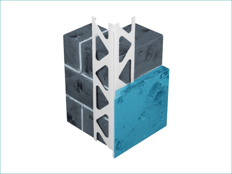 Cornière pvc 3M blanc - Réf CORNPVCBL_2