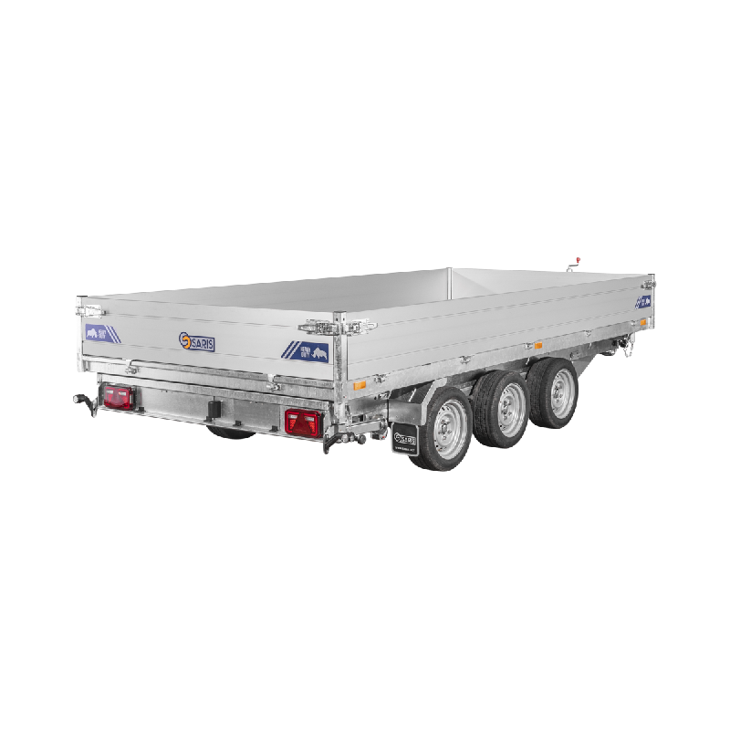 Remorque benne - Électrique tribenne - 4,06 x 2,04m - 3500 kg - Saris K3 406 204 3500 3HDE_2