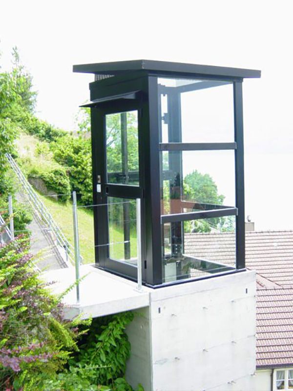 Ascenseur privatif sur-mesure - intérieur et extérieur - jusqu'à 500kg - normes EN 81-41_2
