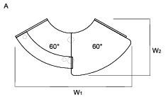 Banque d'accueil lumineuse Valde courbe avec PMR coloris blanc - MDD - Blanc, Blanc brillant, Droite_2