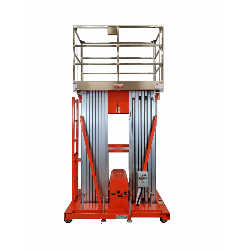 Nacelle télescopique à 2 mâts TOR GTWY6-200S - 200KG/6M - Alimentée par batterie_2