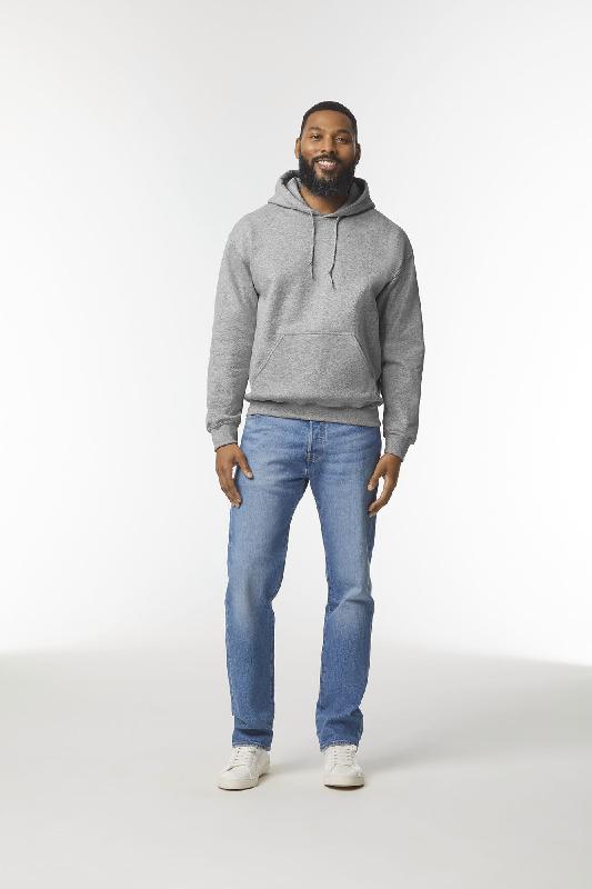 Sweat-shirt capuche DryBlend - Gildan - Réf: GI12500 - 50% coton / 50% polyester - Molleton intérieur gratté - Taille S à XXL_2