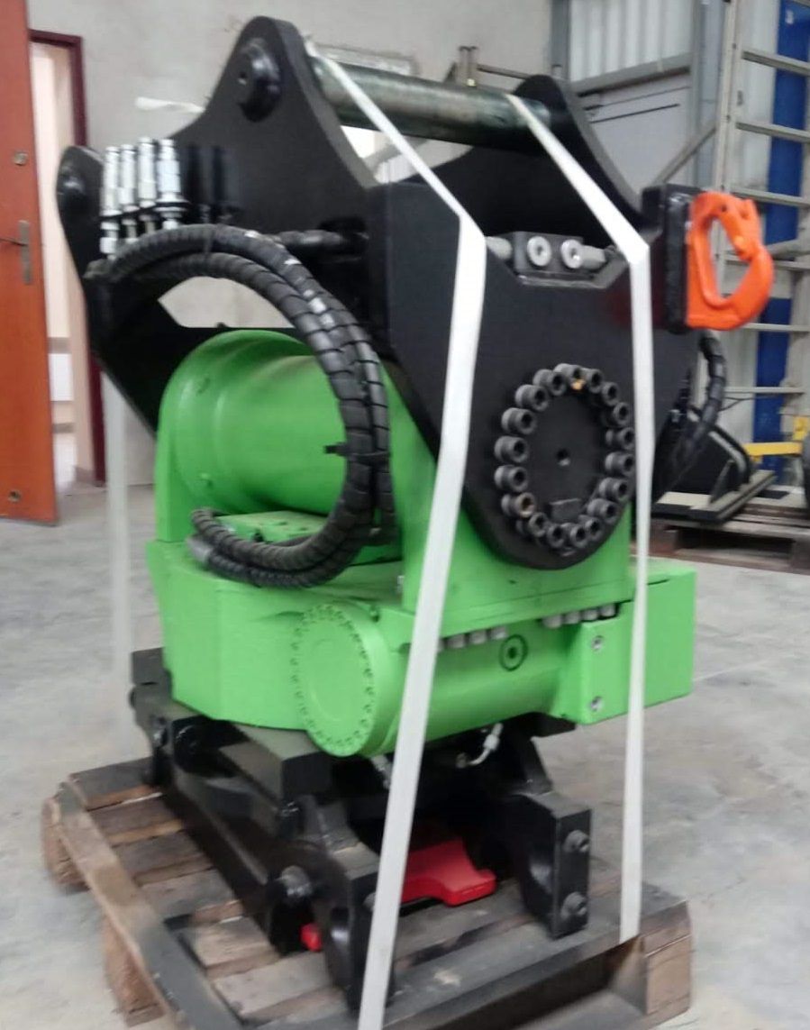 Système de rotation hydraulique avec meilleure force d'arrachement