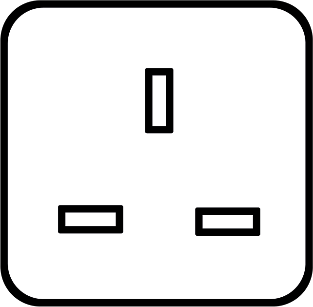 VALUE Cordon UK vers Euro plat C7 bipolaire, noir, 1,95 m_2