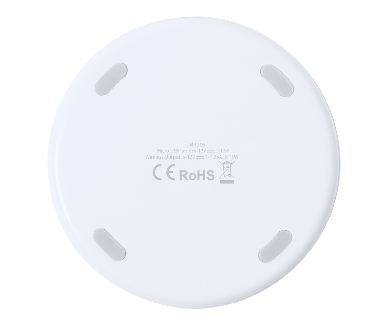Chargeur sans fil rapide 15W - boîtier plastique - câble USB inclus_2