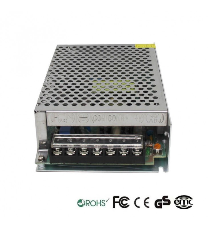 Alimentation 12V continu - 150W - 12.5A - IP20 - structure en aluminium - référence 12V150W_2