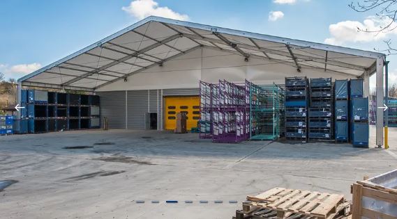 Bâtiment modulaire pour stockage industriel - HTS TENTIQ GMBH - protection optimale et solutions flexibles_2