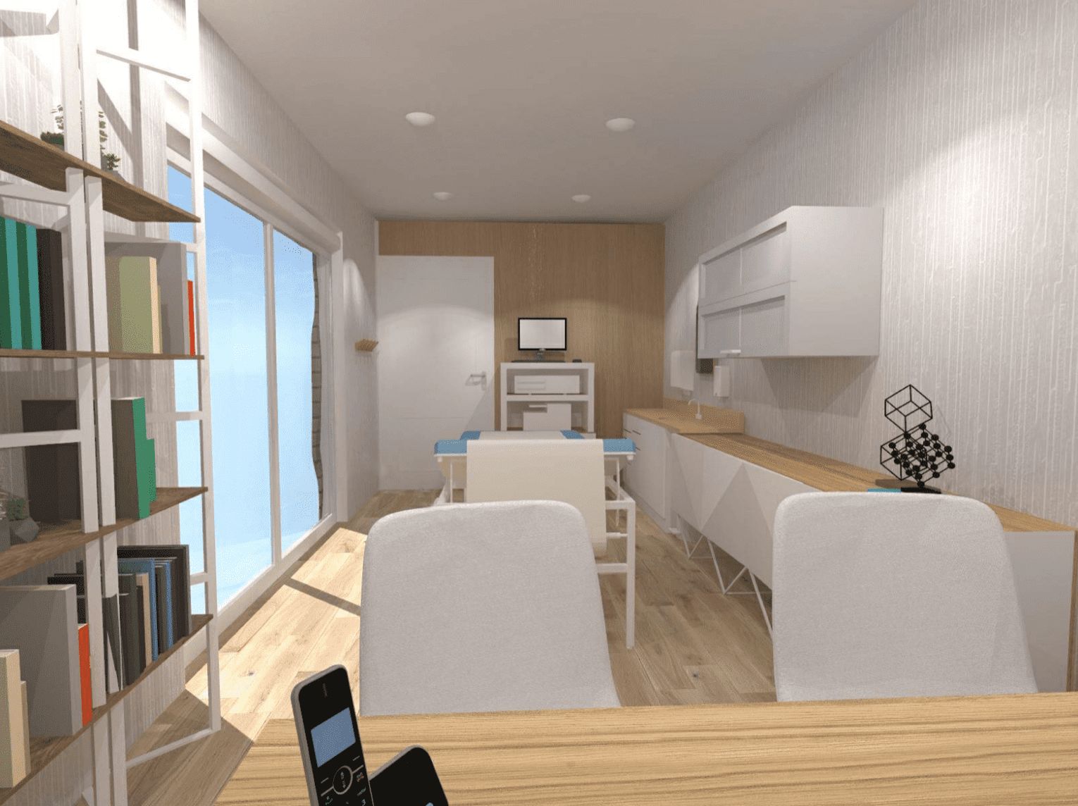 Module de 16 à 25 m2 pour salon ou cabinet médical