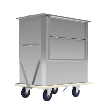 Triporteur électrique Cobrane P1 avec caisson déchet inox 1m³ - Charge 100 kg - Motorisation 1000W_2