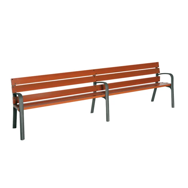 Banc et fauteuil Modo bois et fonte_2