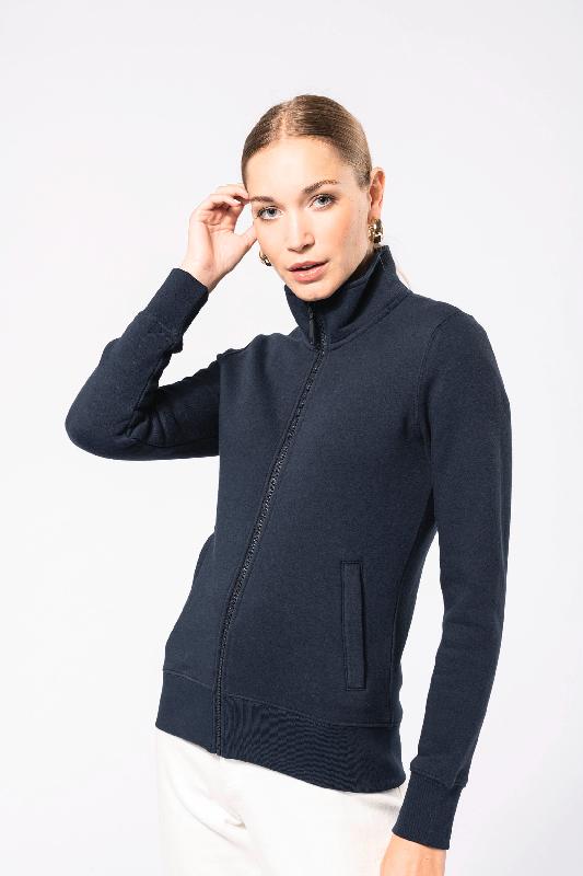 Veste molleton gratté femme - Réf: K4011 - Kariban - 80% coton, 20% polyester - Taille XS à 3XL_2